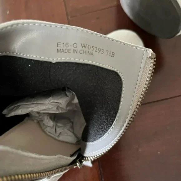 "Worn Once" - Woman's Cole Haan Davenport Bootie II, Size 7.5, Ironstone Suede - Picture 7 of 8